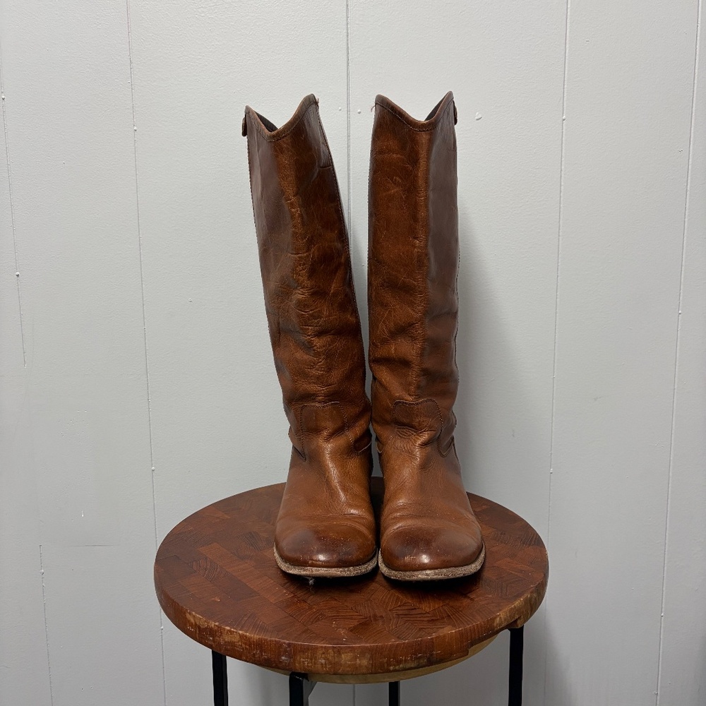Frye Cox  Leather Riding Boots Women's Size 10B